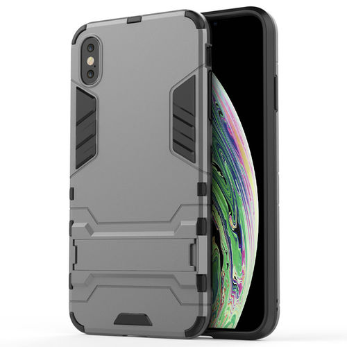 Slim Armour Tough Shockproof Case for Apple iPhone Xs Max - Grey